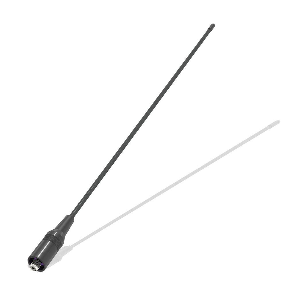 RH771 Antenna Tri-Band 15.35in 155/462MHz U/V Dual Band High Gain SMA-Female Antenna Coil Loaded 2.15dBi for GM-5RH UV-5RH Pro Radio Accessories (Black)