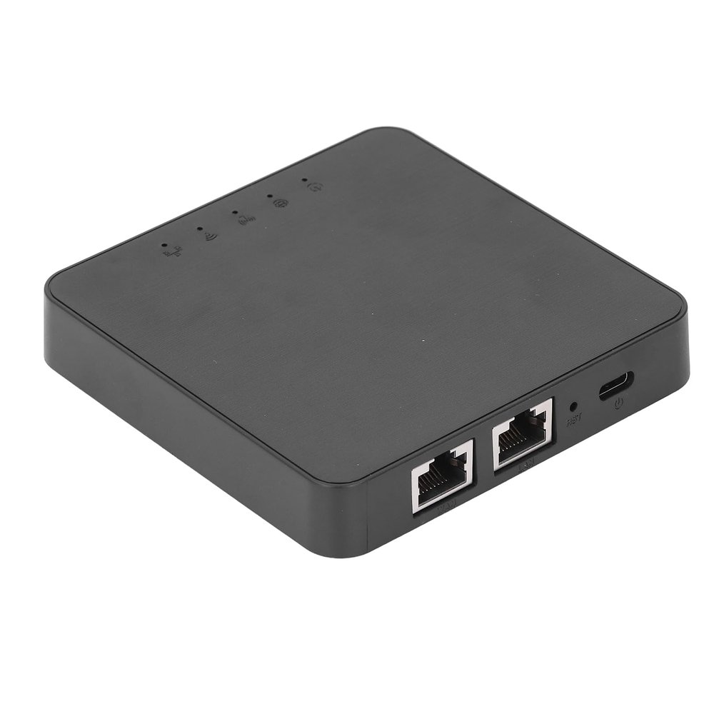 4GPortable Travel Router,4G/3G/2G LTE Router for All European Nano SIM Card 2 100Mbps Port SIM Card 4g Mobile Hotspot Modem Mobile Hotspot for Travel Camping Camera European