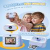 Instant Camera, Front Rear Dual Selfie Kids Camera with 1080P Videos, Holiday Birthday Gifts for Kids Age 3-12, Toddler Portable Travel Print Digital Camera Toy for 4 5 6 7 8 9 Year Boys Girls view 3