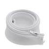 Cable Tidy 1M 30mm Zipper Cable Sleeve Cover Flexible Nylon Wire Cord Hider Cable Management Organizer for Home Office Computer TV Desk(Gray) view 2