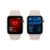 Apple Watch SE (2nd Gen) [GPS, 44mm] - Starlight Aluminum Case with Starlight Sport Band - M/L (Renewed) view 4