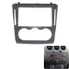 Car Front Side Air Outlet Vent Frame Trim Compatib 9 Inch Car Radio Fascia/Fit for Nissan Altima 2006 2007 2008 2009 2010 2011 2012 Audio Player Install Dash Panel Frame Mount Kit ABS Silver Car Ster view 1