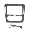 Car Front Side Air Outlet Vent Frame Trim Compatib 9 Inch Car Radio Fascia/Fit for Nissan Altima 2006 2007 2008 2009 2010 2011 2012 Audio Player Install Dash Panel Frame Mount Kit ABS Silver Car Ster view 2