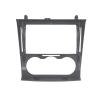 Car Front Side Air Outlet Vent Frame Trim Compatib 9 Inch Car Radio Fascia/Fit for Nissan Altima 2006 2007 2008 2009 2010 2011 2012 Audio Player Install Dash Panel Frame Mount Kit ABS Silver Car Ster view 3