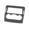 Car Front Side Air Outlet Vent Frame Trim Compatib 9 Inch Car Radio Fascia/Fit for Nissan Altima 2006 2007 2008 2009 2010 2011 2012 Audio Player Install Dash Panel Frame Mount Kit ABS Silver Car Ster view 4