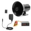 Brilluxa Emergency Electronic PA System,50W Car Police Siren Speaker with 3 Tone Sound,DV12V,Mic Loudspeaker,Police Sirens for Vehicles,Car Horn Vehicle Horn,Car Siren Speaker view 1