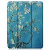 SZLONKOU Tablet Cover for Apple iPad Pro 12.9 3rd 4th Generation(2018 2020 Release),Ultra Slim Folio Stand Lightweight Leather Case for Apple iPad Pro 12.9" Gen 3th 4th (TPU-Apricot Flower) view 2