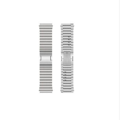 AMYEH Titanium Strap fit for HUAWEI WATCH Ultimate,Titnium Metal Watchband for Huawei Ultimate, 22mm Bracelet /Style2 Sideslip Design(Silver)