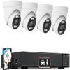 4K POE Security Camera System Outdoor, 8MP Smart Cameras System for Business Home, with AI Motion Detection, 12MP NVR with 2TB HDD for 24/7 Recording view 1