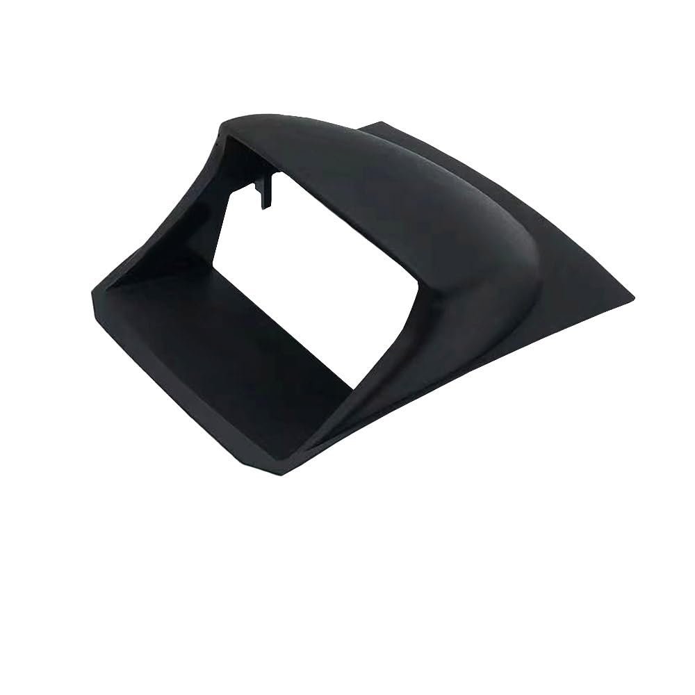 Car Front Side Air Outlet Vent Frame Trim Compatib Car Fascia Frame Canbus Box Adapter Decoder/Fit for Ecosport Fiesta Android Big Screen Audio Dash Fitting Panel Kit ABS Silver Car Stereo Radio Fasc