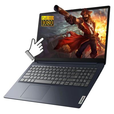 Lenovo IdeaPad 15.6" FHD Touchscreen Laptop, AMD Ryzen 5 7520U(Up to 4.3GHz), 8GB LPDDR5 RAM, 1TB PCIe SSD, Wi-Fi 6, Camera, USB-C, Windows 11, Abyss Blue +BWE Accessories