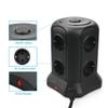 HIONJIN Smart Tower Power Strip Surge Protector Vertical Multiple Electrical Sockets 6 Way EU Outlet Distribution 2m Extension Cord view 2