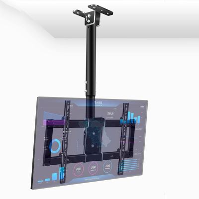 Adjustable Tilt TV Ceiling Mount - Adjustable Ceiling TV Mount Bracket, Fits 37-85 Inch TVs TV Stand, with Loading 176 Lbs Ceiling TV Mount, Max VESA 600x400mm, TV Ceiling Mount Bracket