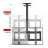 Adjustable Tilt TV Ceiling Mount - Adjustable Ceiling TV Mount Bracket, Fits 37-85 Inch TVs TV Stand, with Loading 176 Lbs Ceiling TV Mount, Max VESA 600x400mm, TV Ceiling Mount Bracket view 3