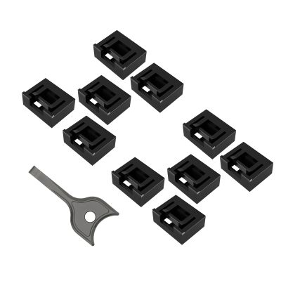 Aurgiarme 10pc USB Port Blockers with Key Lock Secure Data and Protect Against with Removable USB A Lock for PC Laptop