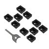 Aurgiarme 10pc USB Port Blockers with Key Lock Secure Data and Protect Against with Removable USB A Lock for PC Laptop view 1