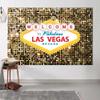 20x10ft Las Vegas Night City Party Photography Backdrop Welcome to Las Vegas Casino Poker Movie Themed Photo Gold Luxury Background Portraits Birthday Party Decor Banner Photoshoot Studio Props view 4