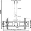 0-15 Flip Down Ceiling Mount Tv Bracket, Holds Up to 70kg/154 Lbs Screens, Tilt Swivel Telescopic Bracket, Fits Most 50-65 Inch Flat Panel TVs TV Mount TV Stand view 2