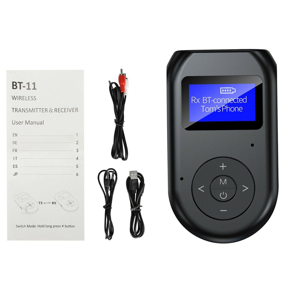 Bluetooth Wireless Music Adapter Wireless Audio Transmitter Receiver Adapter for TV/Home Audio System
