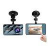 4Inch Touch Screen Dash Cam 1080P Car Dual Lens DVR Camera Driving Video Recorder Car Monitor Front and Rear Camera view 3
