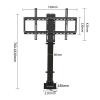 Can Be Hidden in A Cabinet TV Motorized Lift - for 26-75 Inch TVs, Motorized Tv Mount with Remote Control and Memory Setting, with Load 60kg/132lbs view 2