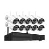 QDVOPHZA 5MP HD Video WiFi Surveillance Cameras System with Wireless WiFi 10CH NVR Kit H.265+ P2P Smart Home Outdoor Security Camera Set(None,4 Camera 10CH NVR_U/S) view 2