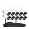 QDVOPHZA 5MP HD Video WiFi Surveillance Cameras System with Wireless WiFi 10CH NVR Kit H.265+ P2P Smart Home Outdoor Security Camera Set(3T(),10 Camera 10CH NVR_U/S) view 1