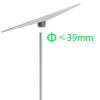 360 Degree Rotation Pole Mounting Kit, V3 Mount Plate Standard Pipe Mount Adapter for Gen 3 Antenna view 3