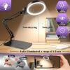 10X 30X Large Magnifying Glass with Light and Stand,Lighted Magnifier view 4