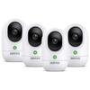 INFIYA 360 Cameras for Home Security-Indoor Camera Monitoring Baby/Nanny with 2K High Resolution & One-Tap Call, 24-7 Local Storage, Compatible with Alexa/Google Home, K7 4Pack (2.4GHz Wi-Fi Only) view 1