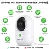 INFIYA 360 Cameras for Home Security-Indoor Camera Monitoring Baby/Nanny with 2K High Resolution & One-Tap Call, 24-7 Local Storage, Compatible with Alexa/Google Home, K7 4Pack (2.4GHz Wi-Fi Only) view 2