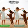 INFIYA 360 Cameras for Home Security-Indoor Camera Monitoring Baby/Nanny with 2K High Resolution & One-Tap Call, 24-7 Local Storage, Compatible with Alexa/Google Home, K7 4Pack (2.4GHz Wi-Fi Only) view 3