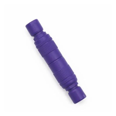 Chunsu Matt Colored YC8 4pin Aviator 1 Set YC8 Socket Plug Male and Female White Black Purple Orange Pink Blue(Purple)