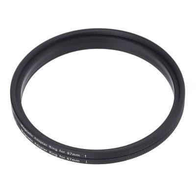 67mm Magnetic Adapter Ring Kit, 67mm Camera Filter Adapter Ring, 67mm Aluminum Alloy Ring Adapter Converts Conventional Screw in Filter to Magnetic