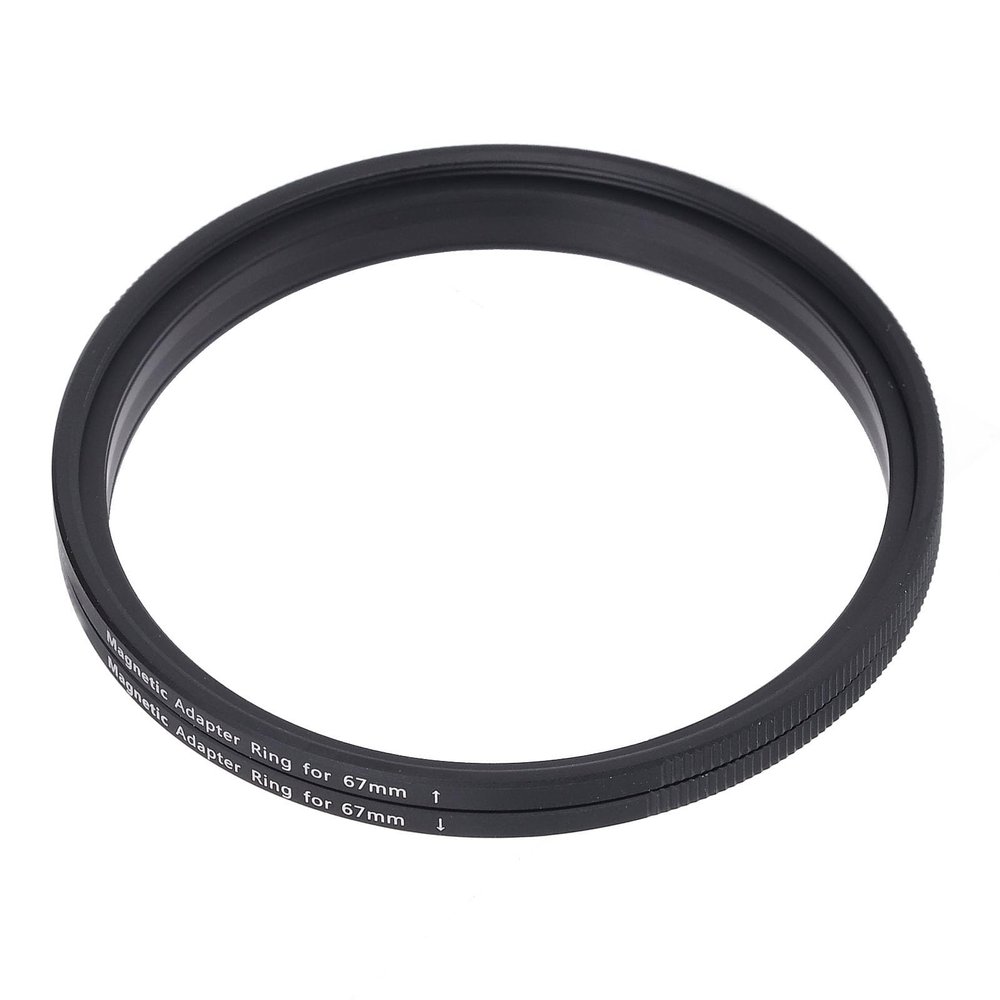67mm Magnetic Adapter Ring Kit, 67mm Camera Filter Adapter Ring, 67mm Aluminum Alloy Ring Adapter Converts Conventional Screw in Filter to Magnetic