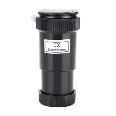 2pcs 0.96 inch/24.5mm Barlow Lens, Plastic 3X Barlow Lens Telescope Accessories Astronomical Visual and Photography