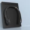 GICOOK Portable neck fan, rechargeable USB portable cooling fan, digital display, bladeless design (Black 2500mAh) view 1