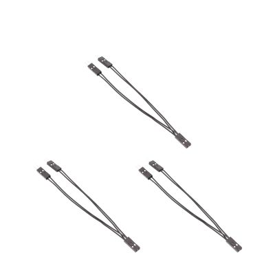 10cm Motherboard Switch Power SW/Reset SW/HDD/Power 1 to 2 Double Adapter Cable 1 Female to 2 Male Jumper Splitter(3pcs)