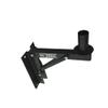 Speaker Wall Mount, 45 lb Capacity, Adjustable, Black view 1