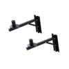 Wall Mount for Speakers, 2 Units, Up to 35 Kg, Adjustable, Steel, Black view 1