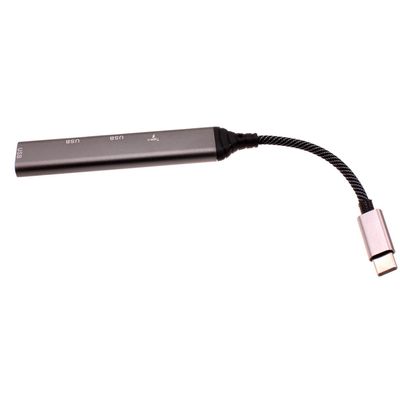 USB C Adapter 4-in-1 Hub PD Type-C Charger Port Compatible with Samsung Galaxy S22/Plus/Ultra, USB Splitter