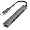 USB C Adapter 4-in-1 Hub PD Type-C Charger Port Compatible with Samsung Galaxy S22/Plus/Ultra, USB Splitter view 2