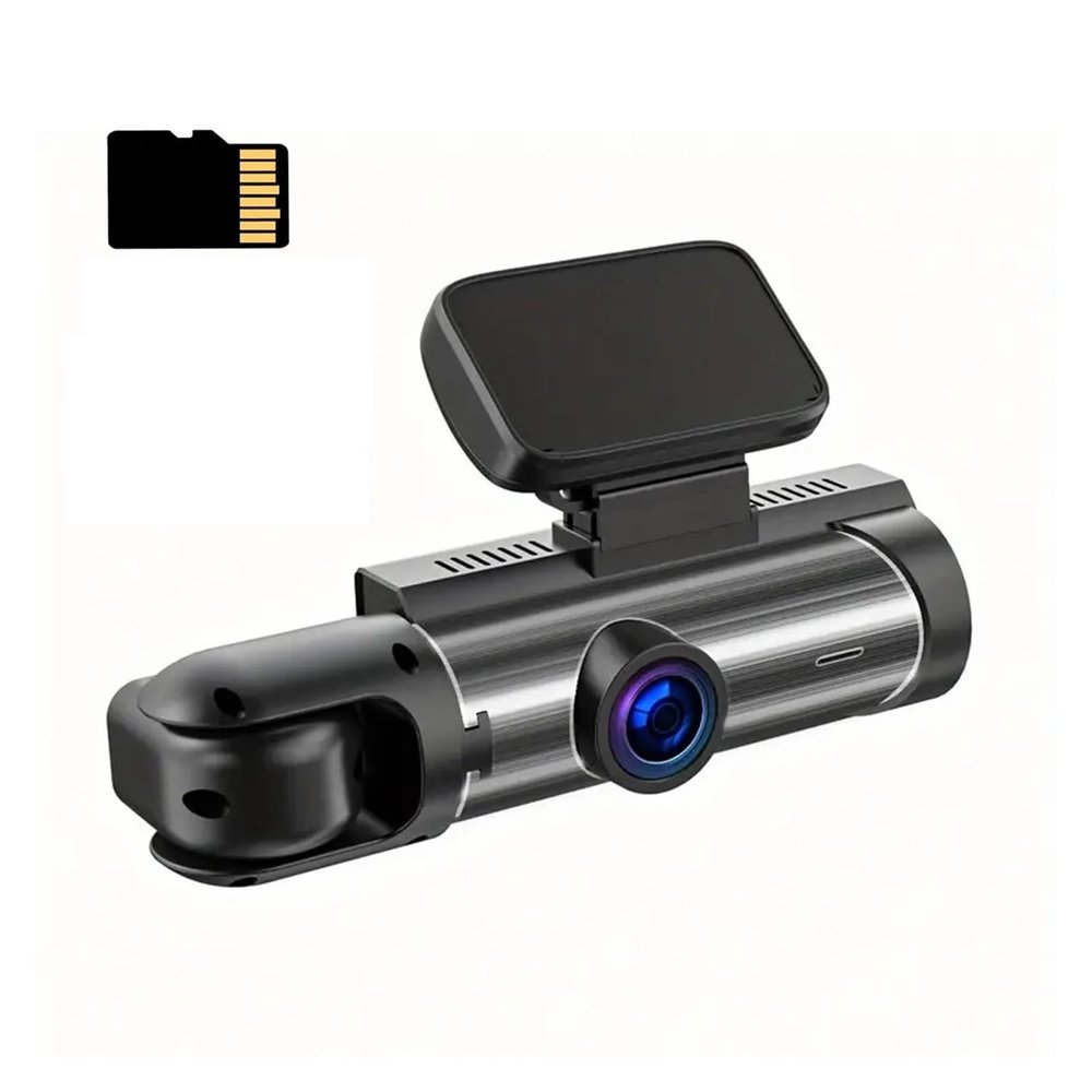 1080P Dash Cam for Cars Dual Camera Front and Inside car Camera with IR Night Vision Loop Recording Wide Angle Car DVR Camera(Dual Lens with 32GB)