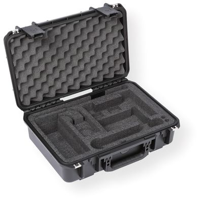 3I-1711-XLXD iSeries 1711-6 Hard Case; For use with Shure BLXR, GLXDR, SLX, SLX-D, QLX-D, and ULX-D Wireless Systems; Resistant to Impact Damage; Complete Gasket Seal; Molded-in Hinge