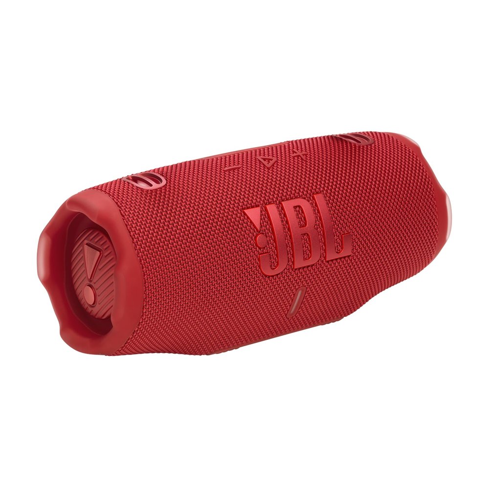 JBL Charge 6 - Portable Waterproof & Drop-Proof Bluetooth Speaker, Bold JBL Pro Sound with AI Boost, 28Hrs of Playtime, Built-in powerbank & Comes with a Sturdy/Removable Carrying Strap (Red)