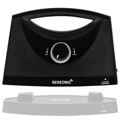 SEREONIC Extra Speaker Receiver Only Wireless TV Speaker System TRANSMITTING Base and Audio Cables NOT Included Pairs with BT-200 for Use of Multiple Speakers Around The House