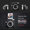 Fujifilm Instax Square SQ40 Instant Camera Black + 20 Instax Film Prints + More view 3