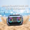 Emerson EDSP-5000 Triad Grip Portable Bluetooth LED Party Speaker | Powerful Sound, Wireless Streaming, Multicolor Light Show, Built-in Rechargeable Battery, USB/AUX/FM Radio for Parties & Events view 4