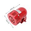 Motor Horn Buzzer Siren, Mini Electric Warning Strobe Siren Horn Sound Buzzer Alarm 110 Decibels for Factories Schools Ranches Home (110V) view 3