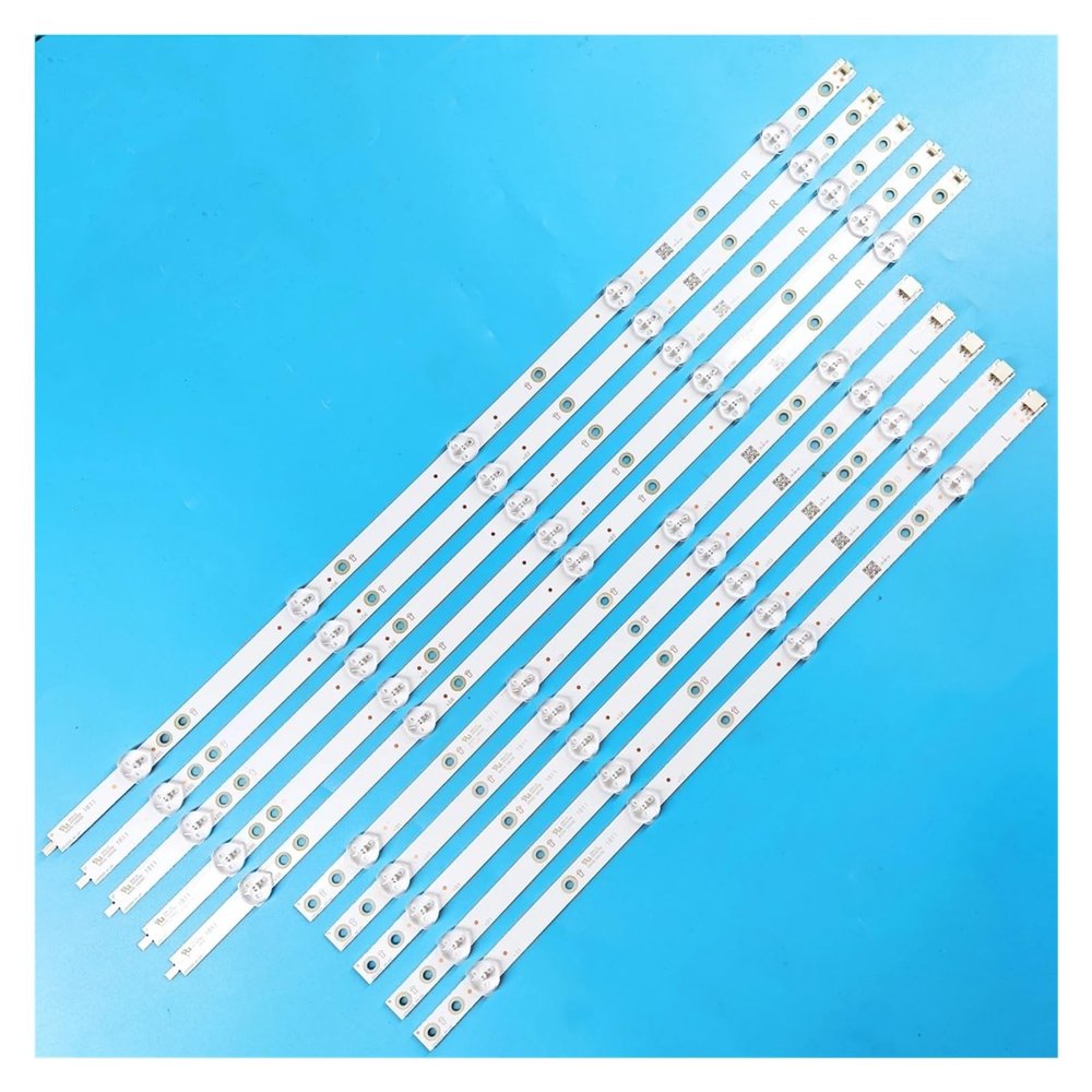 10pcs LED backlight bar for 50PUS6201 50PUS7383 50PUS6753 50PUS6162 50PUS6262 50PUS6503 TPT500U1-QVN03.U LB50082 LB50086 LB50089